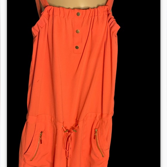 Cache Orange Short Jumpsuit size M - Picture 2 of 7